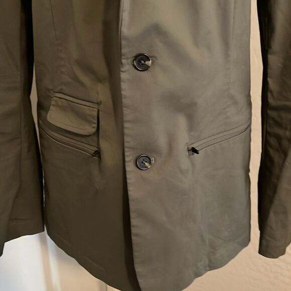 Kit & Ace Commute Navigator Collection Green Zipped Pockets Blazer Jacket - Picture 10 of 13